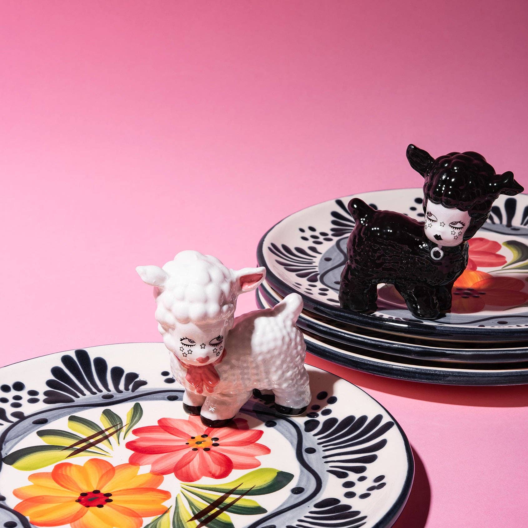 Valfre - Little Lambs Ceramic Salt & Pepper Shakers