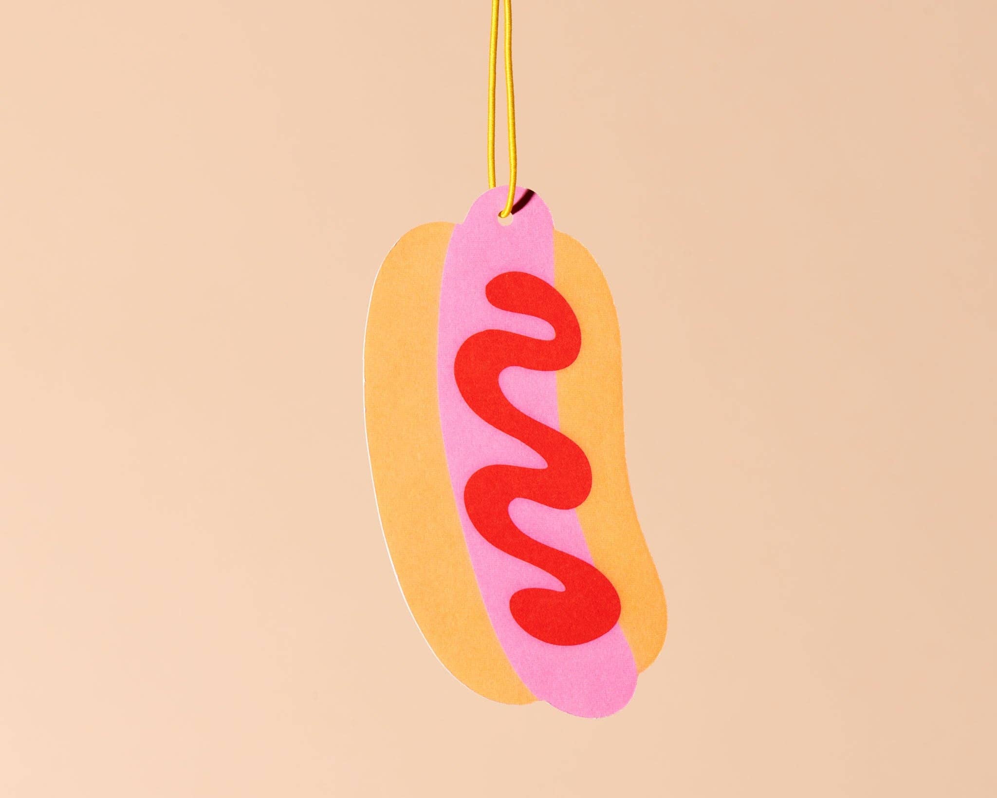 Hot Dog Food Air Freshener -  - Stocking stuffer, Holiday, Gift Guide