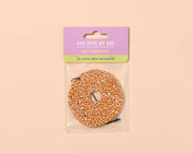 Bagel Air Freshener - Green Tea Scent - Foodie, Breakfast, NYC - Stocking stuffer, Holiday, Gift Guide
