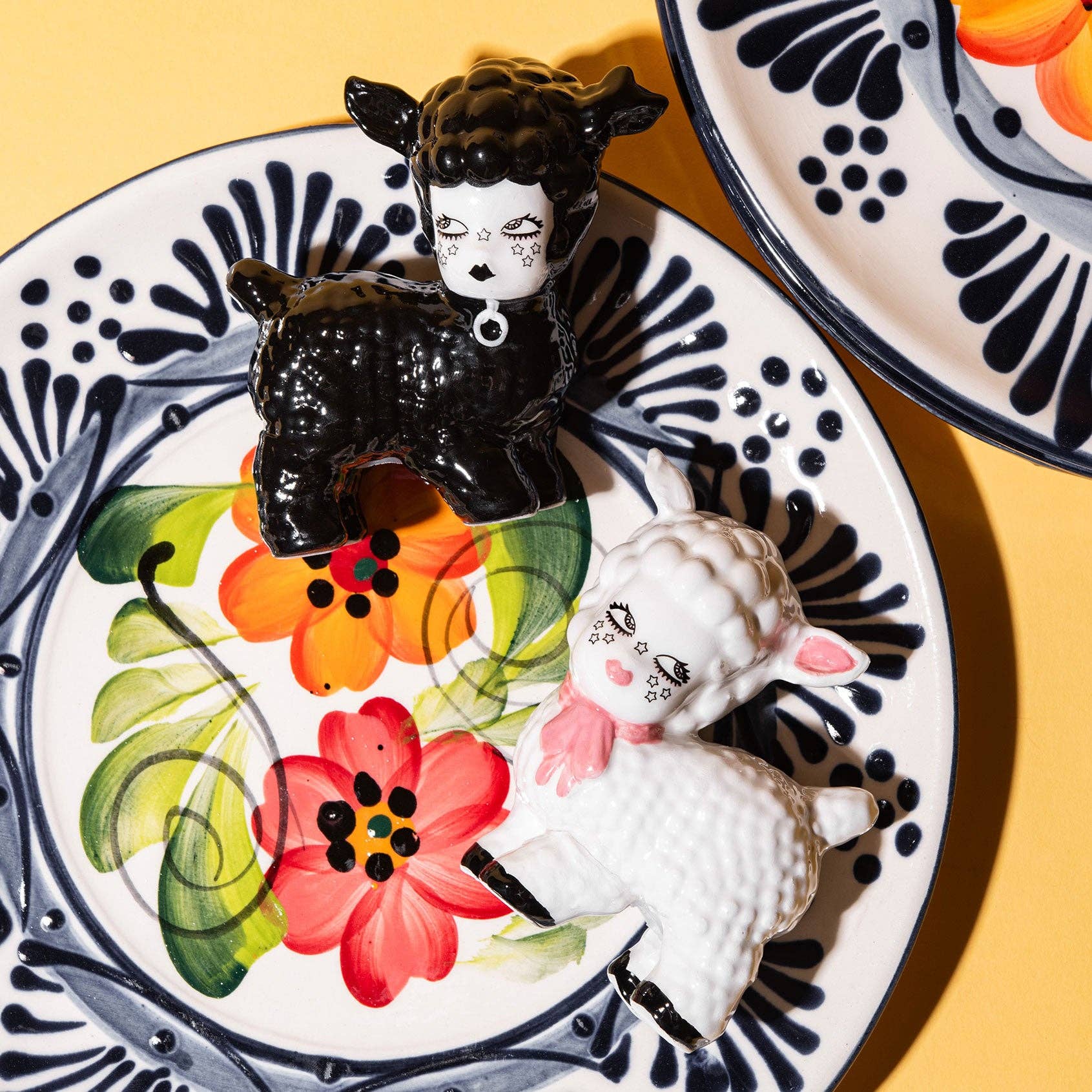 Valfre - Little Lambs Ceramic Salt & Pepper Shakers