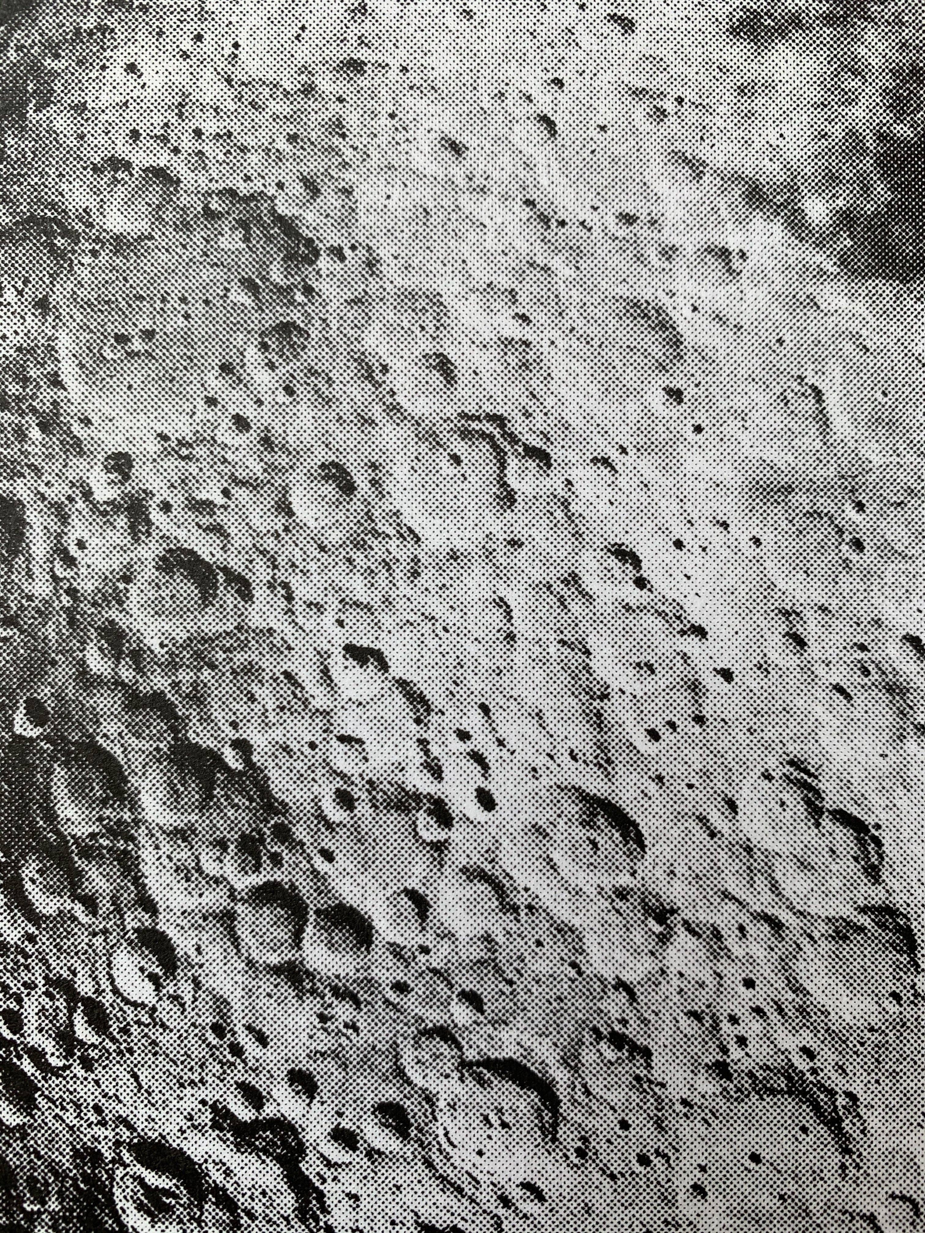 The Moon - Planet Risograph Print