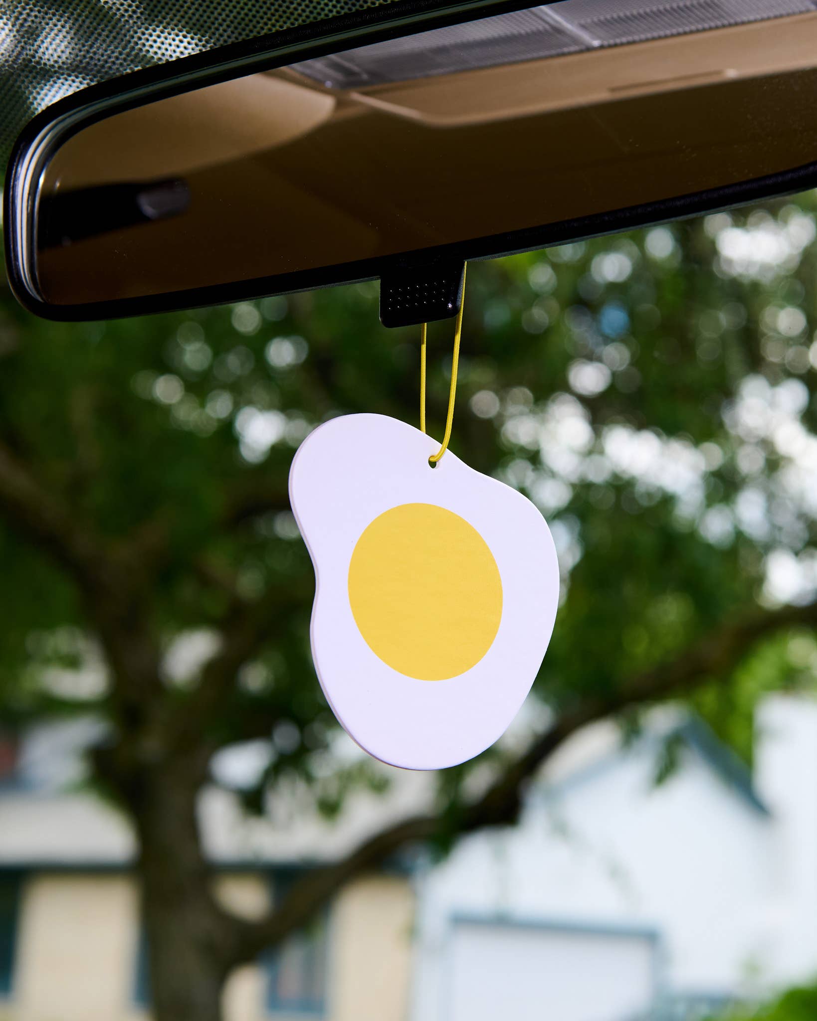 Fried Egg Air Freshener - White Tea Scent - Food, Snack, Breakfast - Stocking stuffer, Holiday, Gift Guide