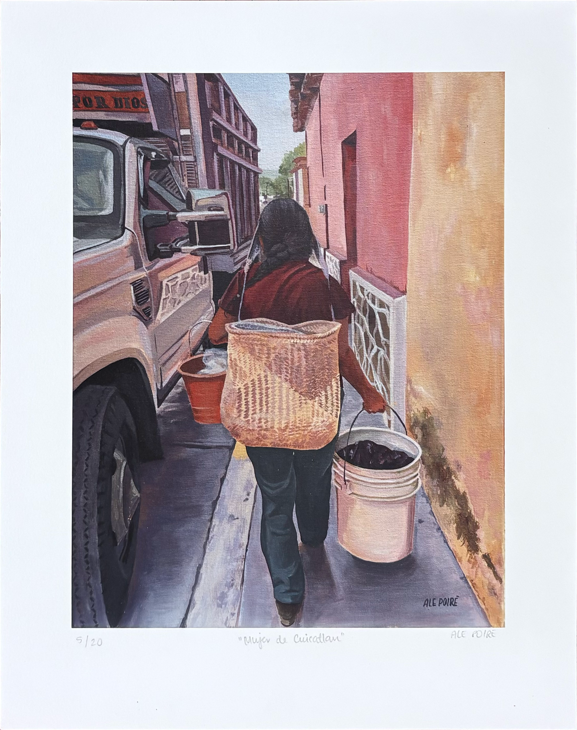 Ale Poiré -  Mujer de Cuicatlán Print