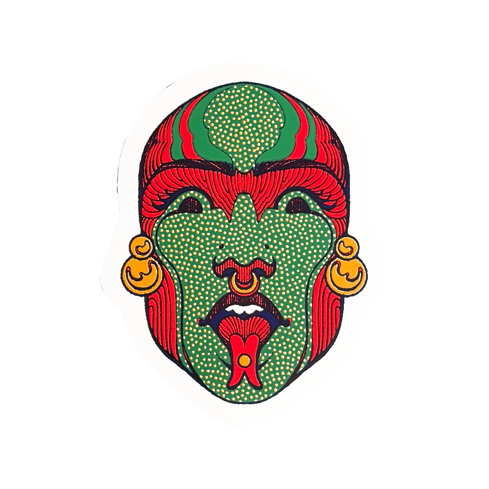 Diego Andrade - screen-printed stickers