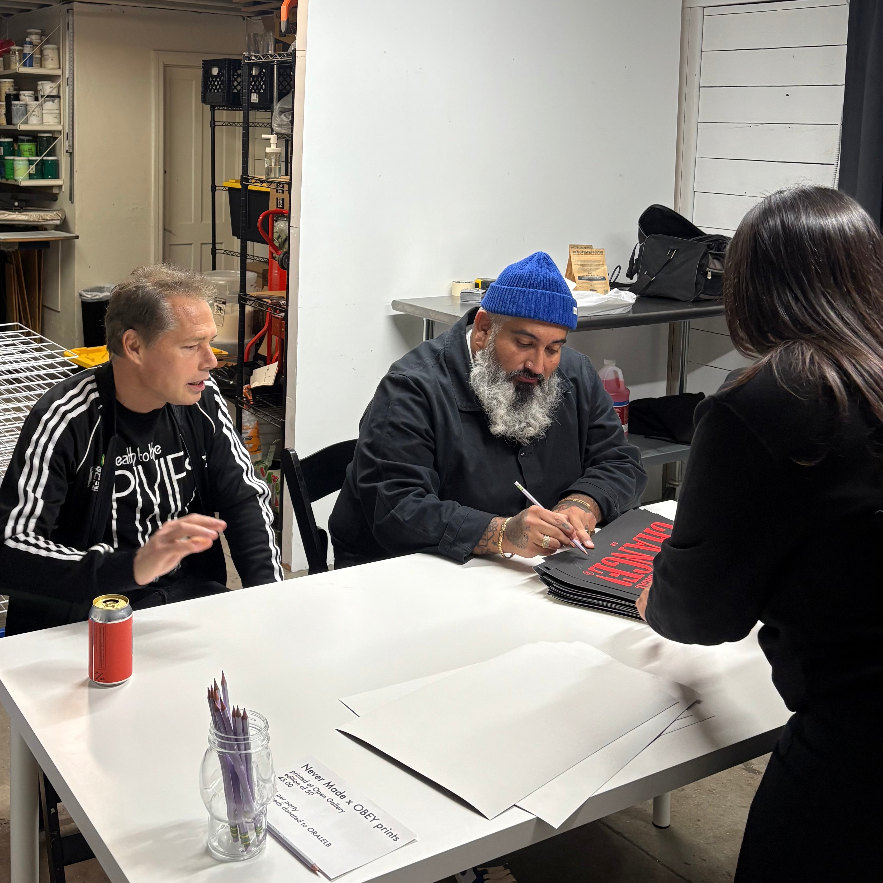 Francisco Reyes Jr. X Shepard Fairey - OBEDIENCE NEVER MADE FOR RADICAL CHANGE!