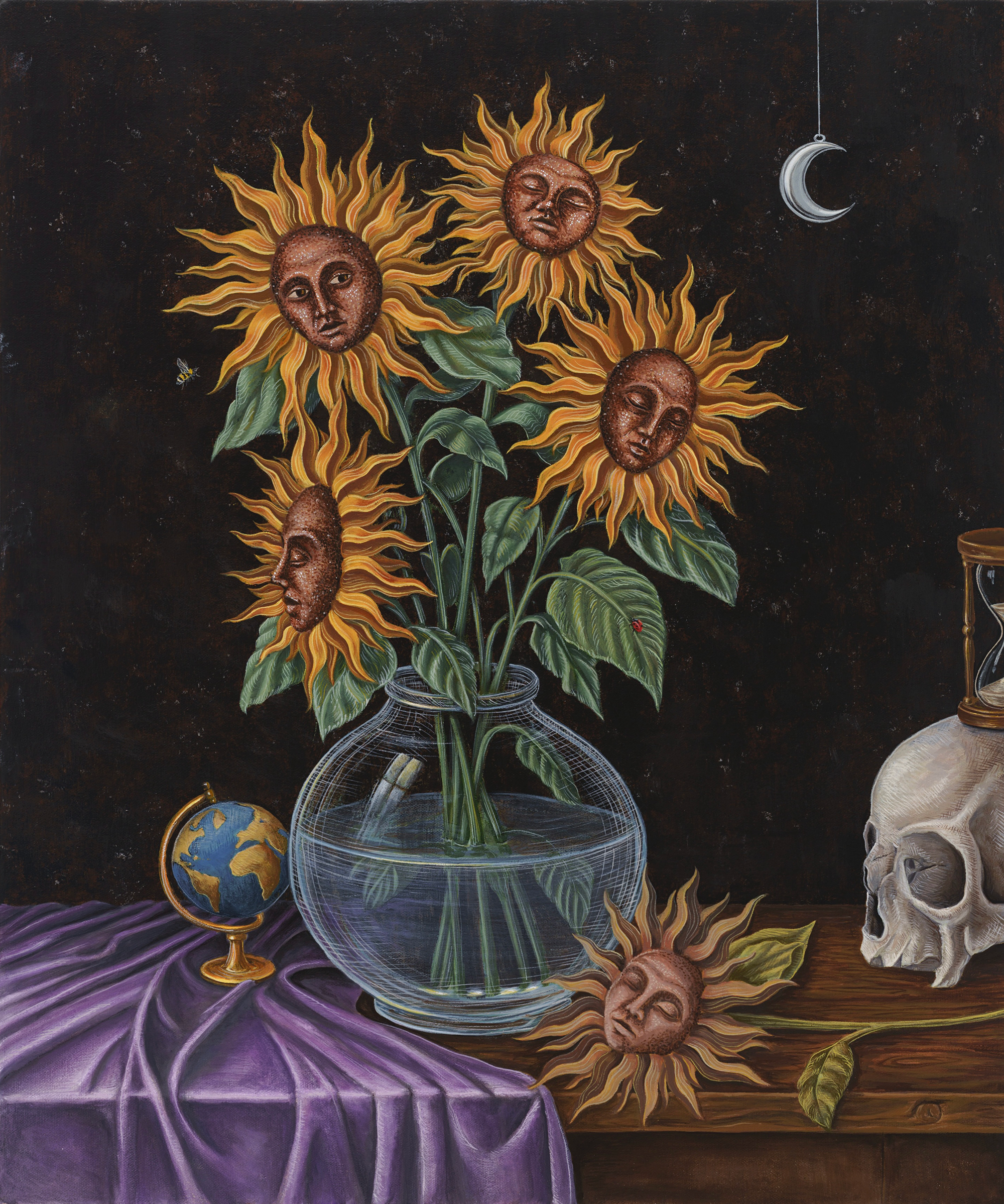 Marcos Alvarado - Sunflower Still Life