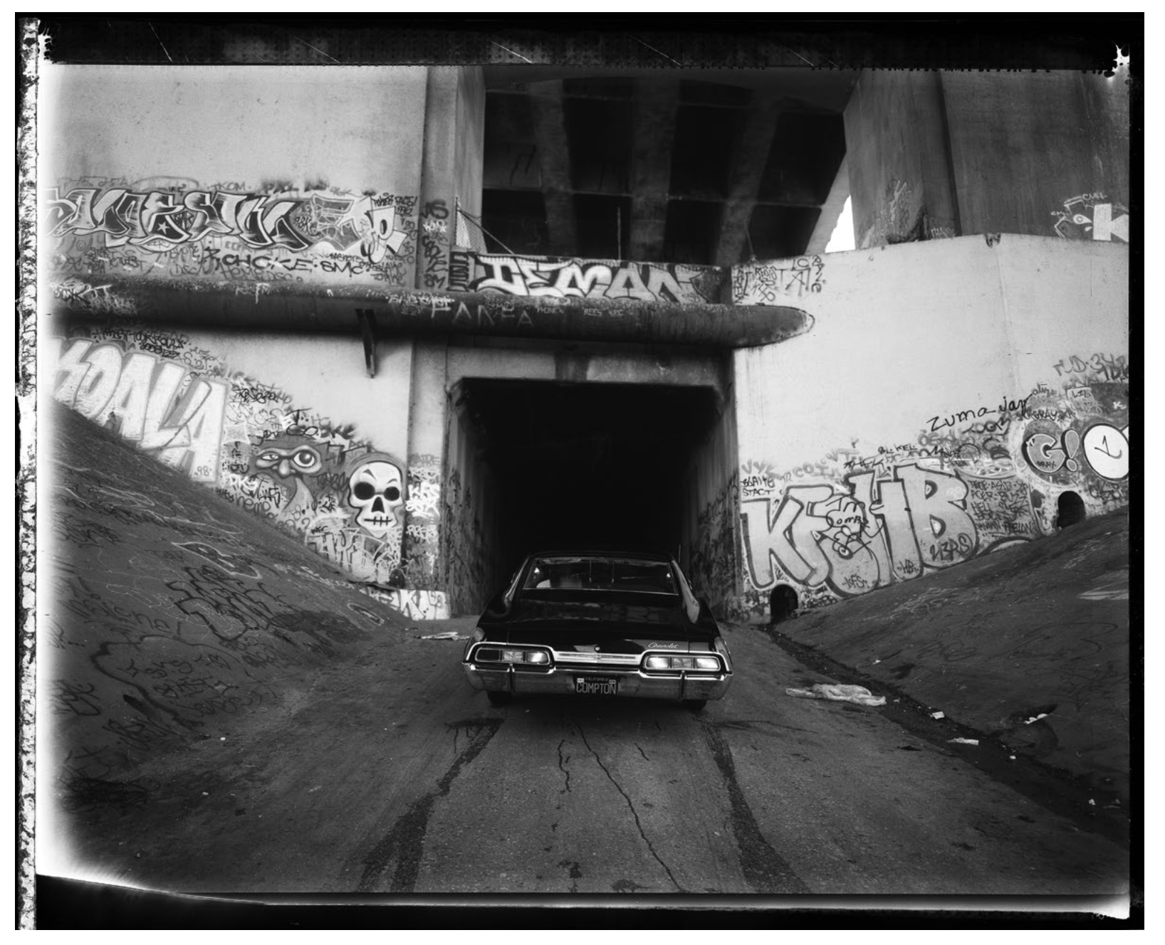MIKE MILLER PHOTO - N.W.A. 10th year Anniversary Album Cover