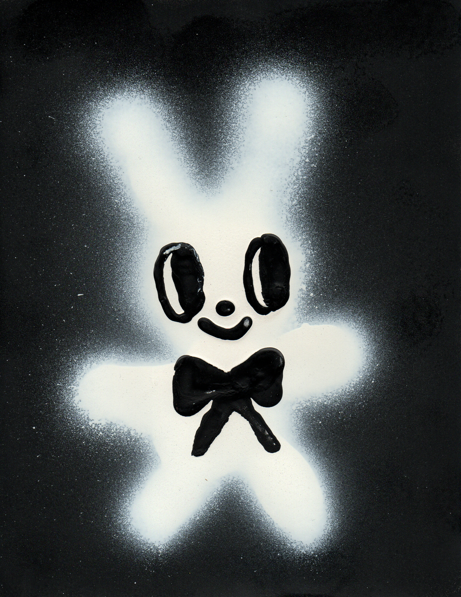 Mischievous White Bunny by Humberto Cruz