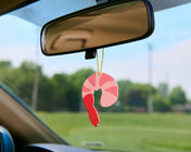 Shrimp Air Freshener - Orange Scent - Food, Seafood, Ocean, Shrimp Cocktail, Foodie  - Stocking stuffer, Holiday, Gift Guide