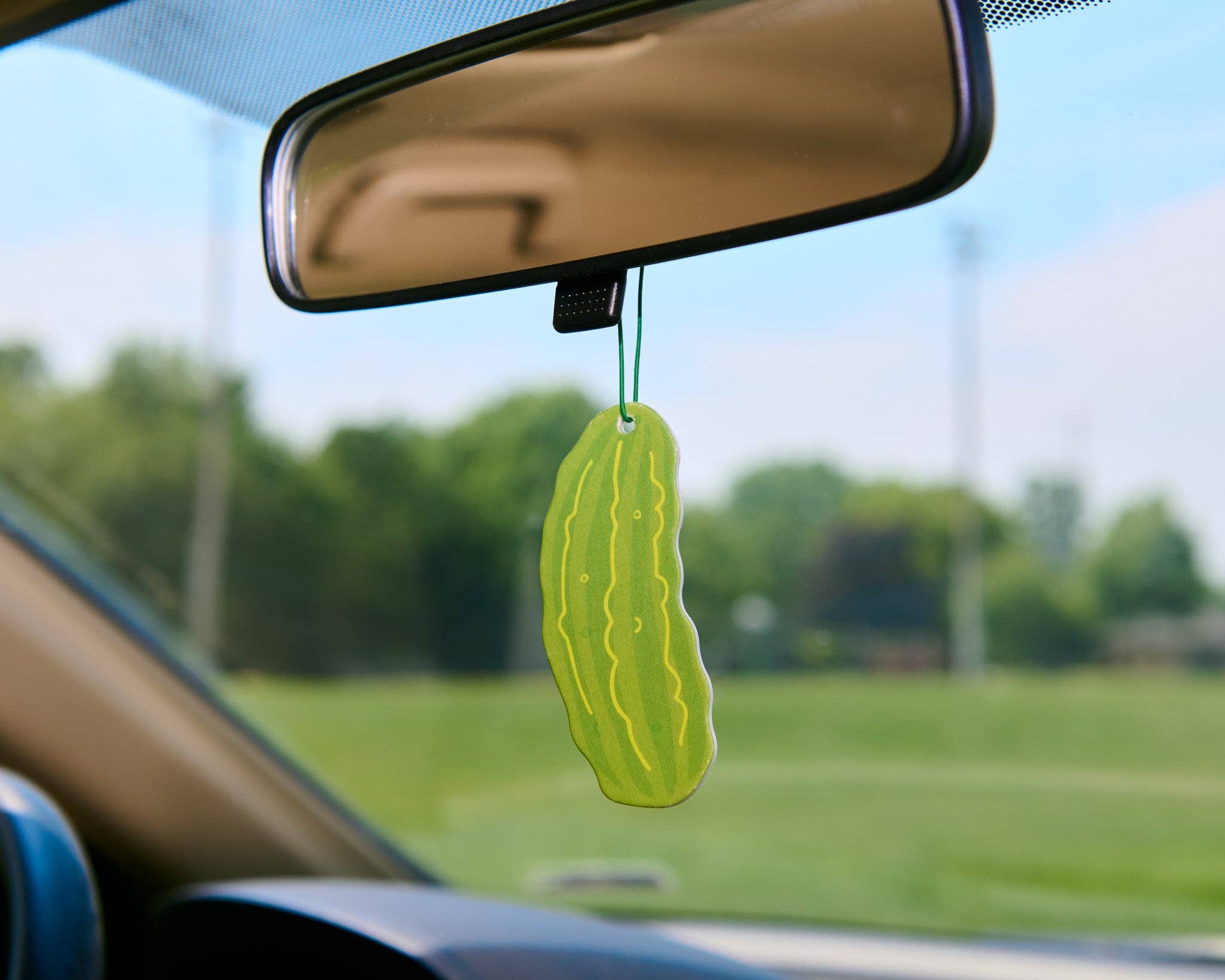 Pickle Air Freshener - Cucumber Mint Scent - Foodie, Snack, Vegetable - Stocking stuffer, Holiday, Gift Guide