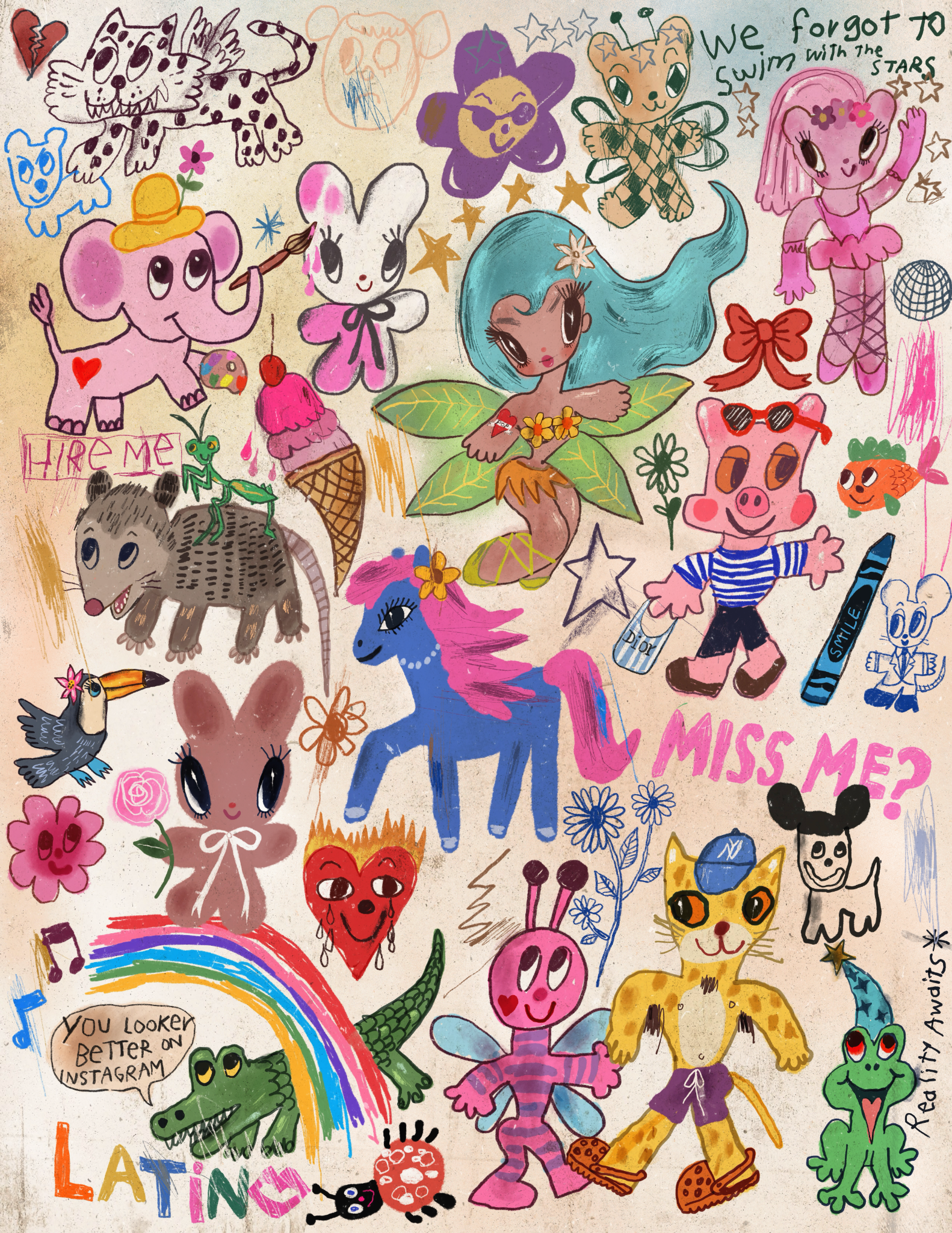 Miss Me? giclée print by Humberto Cruz