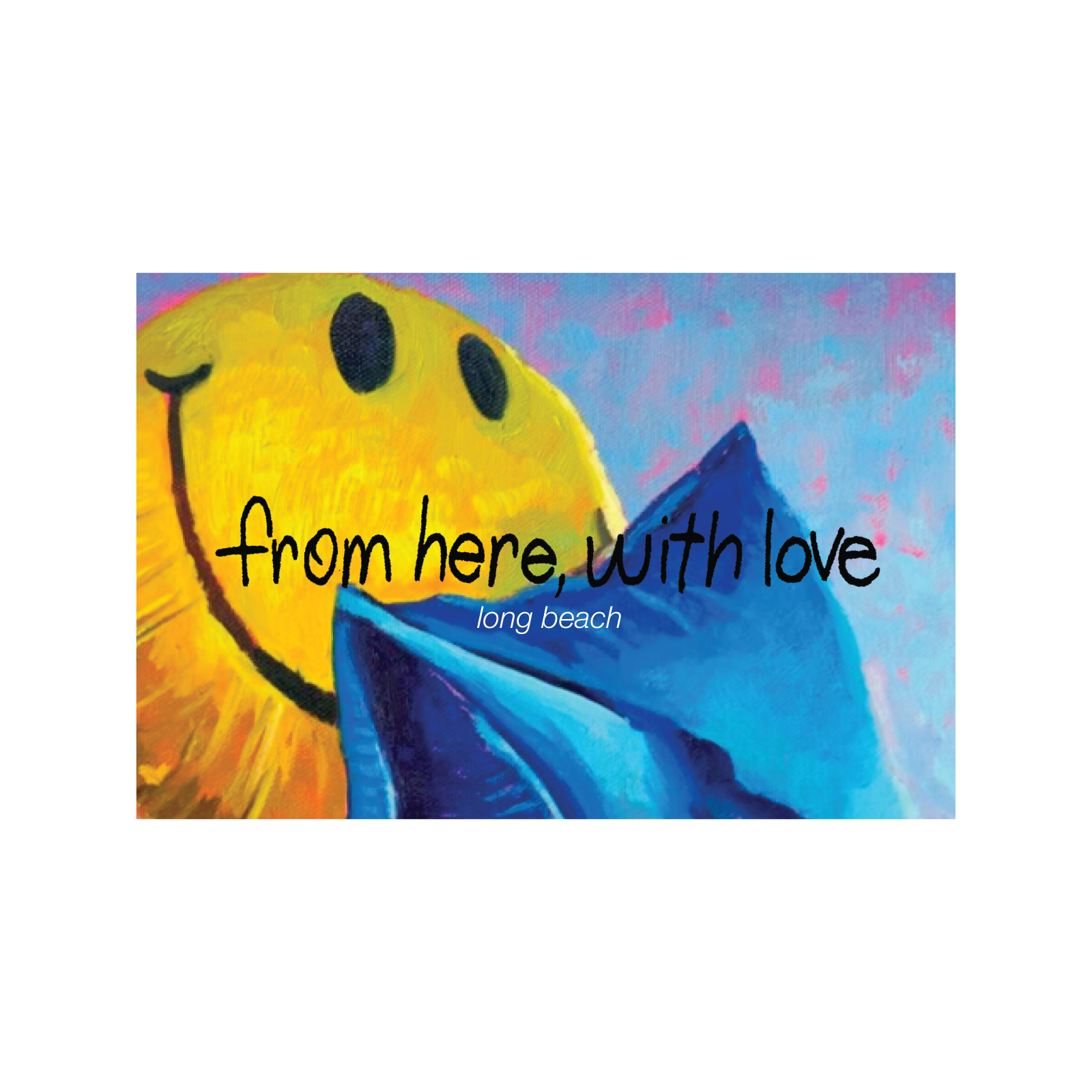 from here, with love postcards