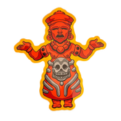 Mort - screen-printed stickers