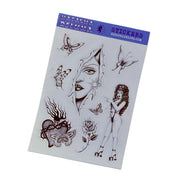 Natasha DeLuna - Tattoo Sticker Sheet