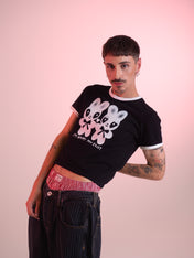I'm Happy U Exist baby tee by Humberto Cruz