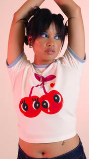 Happy & Sad baby tee by Humberto Cruz