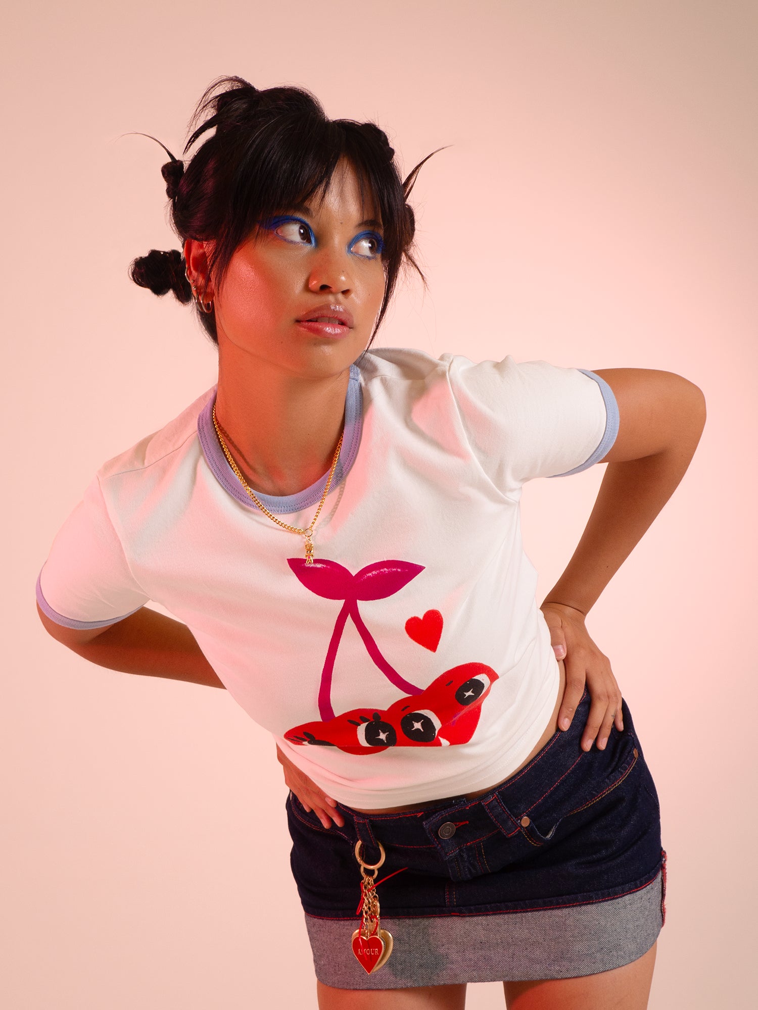 Happy & Sad baby tee by Humberto Cruz
