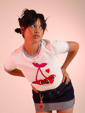 Happy & Sad baby tee by Humberto Cruz